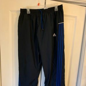 Large adidas track pants